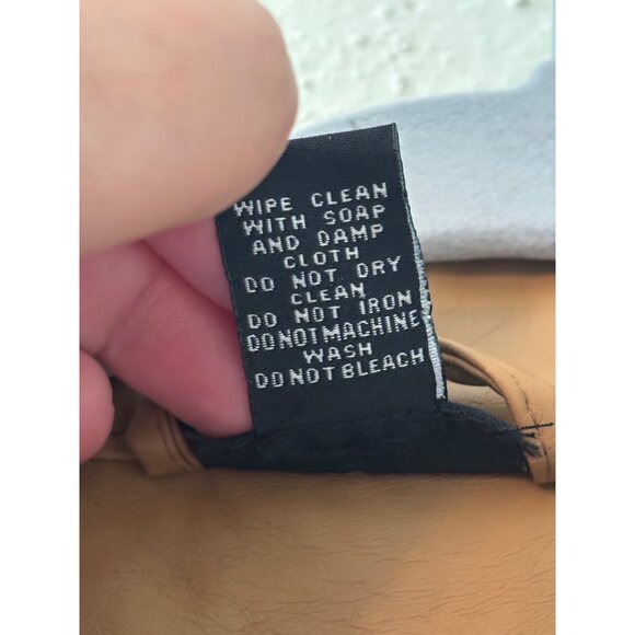 Rue21 Womens Caramel Faux Leather Zip Up Jacket L - Picture 5 of 8